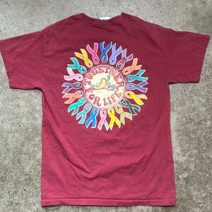 Peace Frogs Awareness Ribbons Together For Life Tee Shirt